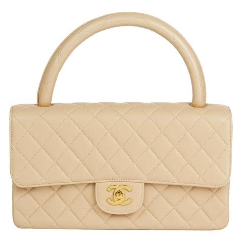 chanel kelly bag beige